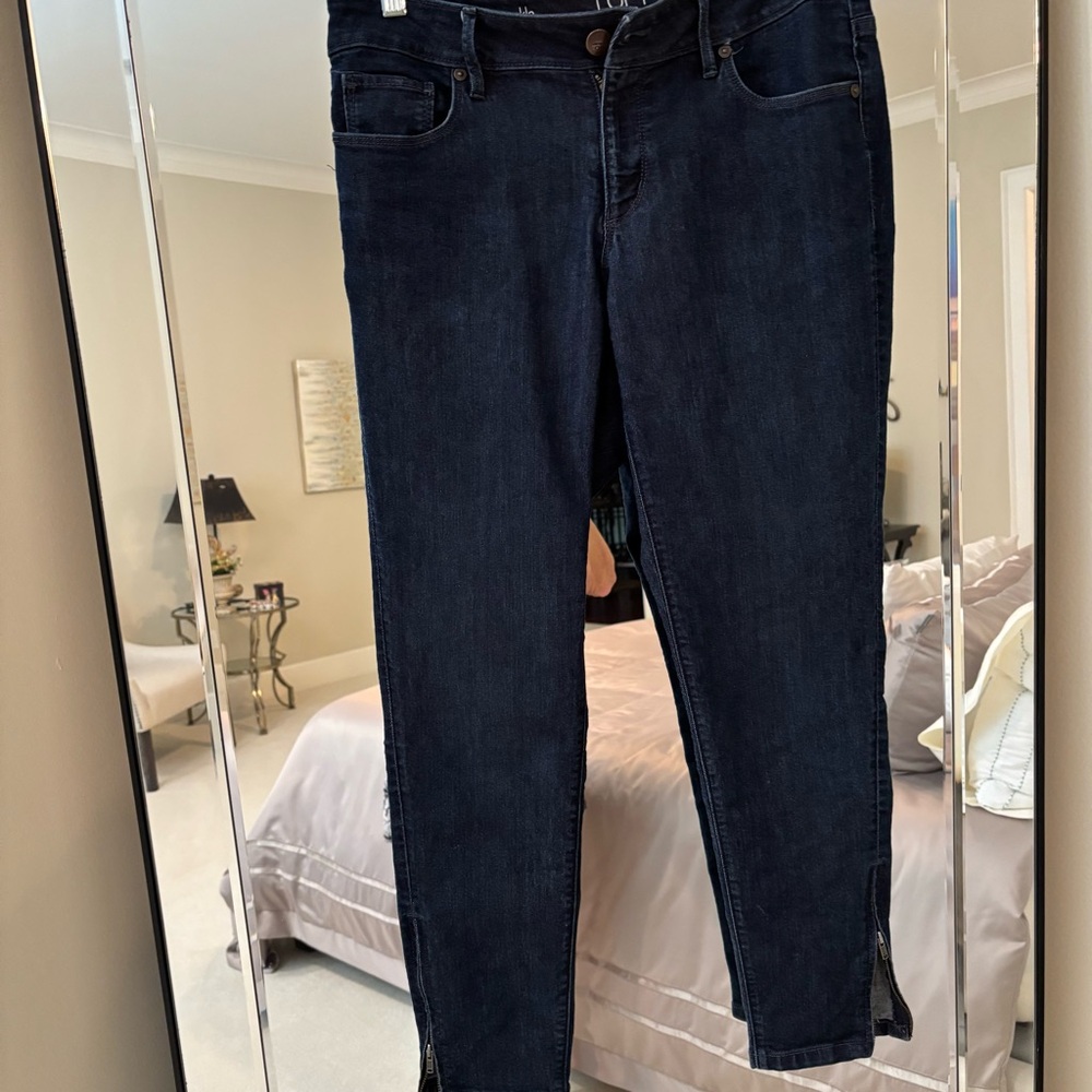 LOFT Curvy Skinny Ankle  Jeans size 4